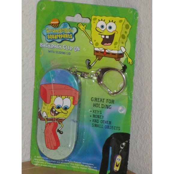 Backpack Clip On Sliding Lid Lot of 4 Betty Boop Spiderman SpongeBob Brand New - Picture 3 of 4